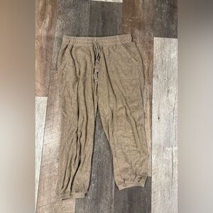 Aerie women Cozy Tan Joggers